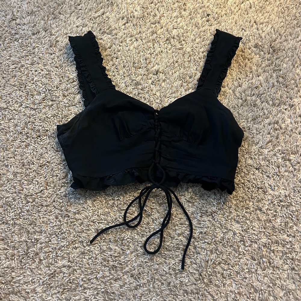 black tank top